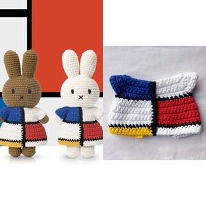 Just Dutch Miffy Mondrian crochet dress only
